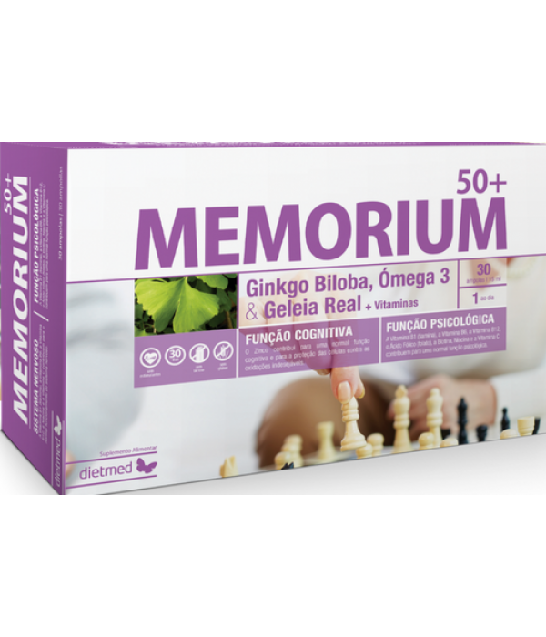 Memorium 50+ - 30 Ampolas - Dietmed